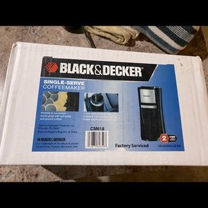 Black and Decker single serve coffee maker